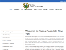 Tablet Screenshot of ghanaconsulatenewyork.org